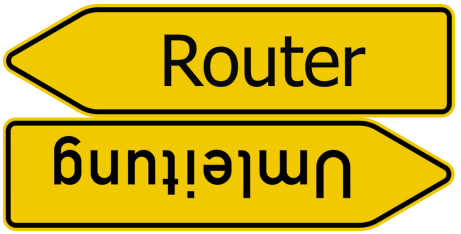 Abb.9: Router - eine Umleitung ins WWW, Fotomontage HG Stülb